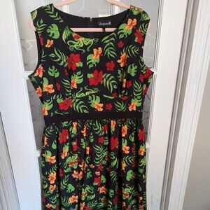 XL Sourpuss Tropicthulhu Dress
